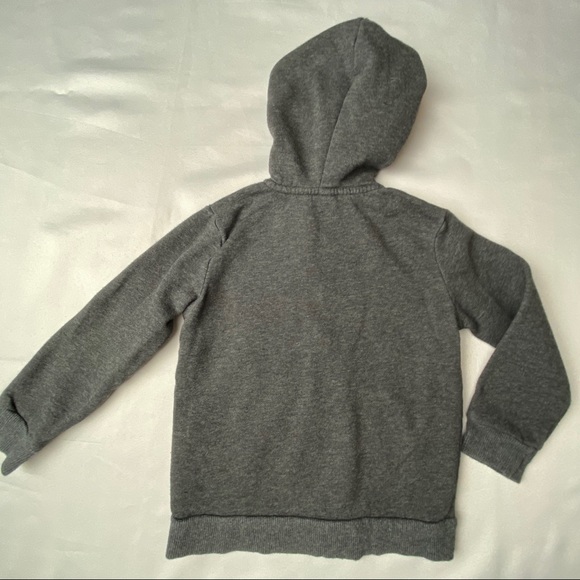 H&M Toddler Dark Grey Zip-up Hoodie Size 2-4 - Picture 7 of 10